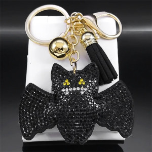 Avant Porte-clés Gothique Chic "Chauve-Souris Vampire Goth"