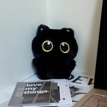 Avant Porte-clés Gothique Chic "Chat Noir Mignon"