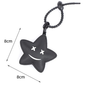 Dimensions Porte-Clés Gothique Fleur Noire Étonnée