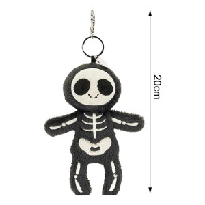 Dimensions Porte-Clés Gothique "Petit Squelette Kawaii Doux"