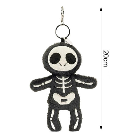 Dimensions Porte-Clés Gothique "Petit Squelette Kawaii Doux"