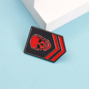 Avant Broche Tête de Mort Militaire "Galon du Vétéran"