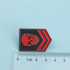 Broche Tête de Mort Militaire "Galon du Vétéran"