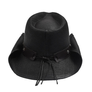 Chapeau Cowboy Tête de Mort – "Aigle Noir du Texas"