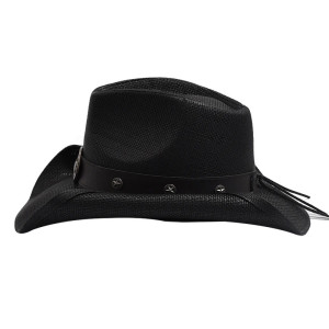 Chapeau Cowboy Tête de Mort – "Aigle Noir du Texas"