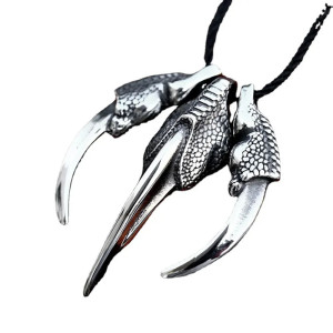 Vue générale Pendentif Griffes de Dragon "Serre du Prédateur" – Acier Inoxydable 316L