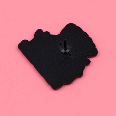 Vue Arrière Broche Licorne Arc-en-Ciel Dark Goth "Born to Sparkle… But Not Today"