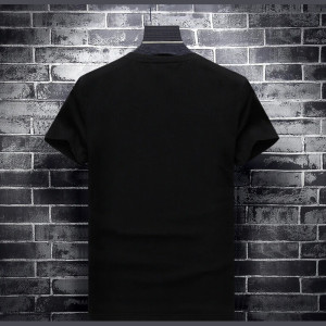 Vue Arrière T-shirt Tête de Mort Skull - Red Sparkle