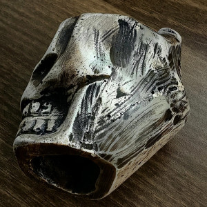 Vue de côté Sifflet Tête de Mort Aztèque – Cri de la Mort