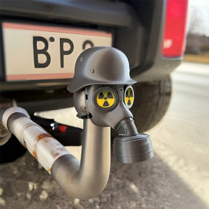 Cache Crochet Voiture "Masque Nucléaire Toxic Ride" - 2 versions au choix !