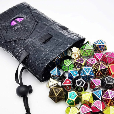 Sac de Rangement avec Œil Mystique - Pour Dés DND, Cartes Tarot & Oracle, Pièces ou Bijoux