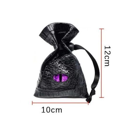 Dimensions Sac de Rangement avec Œil Mystique - Pour Dés DND, Cartes Tarot & Oracle, Pièces ou Bijoux