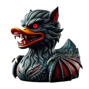Avant Canard de Bain Tête de Mort "Lycanthrope Sanguinaire"