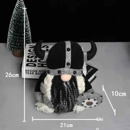 Dimensions Figurine Viking "Nain des Ombres" - Sentinelle du Crépuscule Nordique