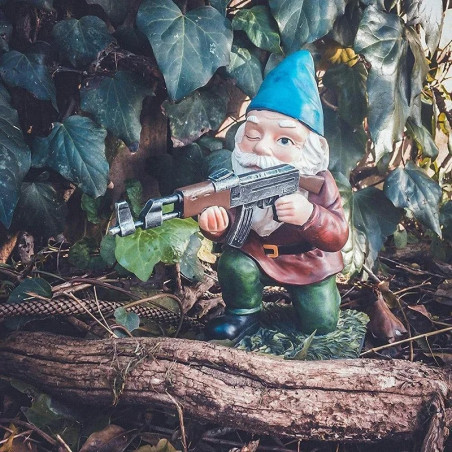Nain de Jardin Militaire "Opération Gnome Bleu"