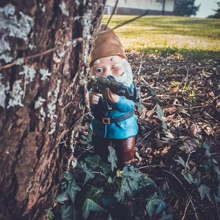 Nain de Jardin Militaire "Sniper des Bois"