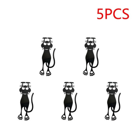 Marque-page Chat Noir "Malice" 5 Piece