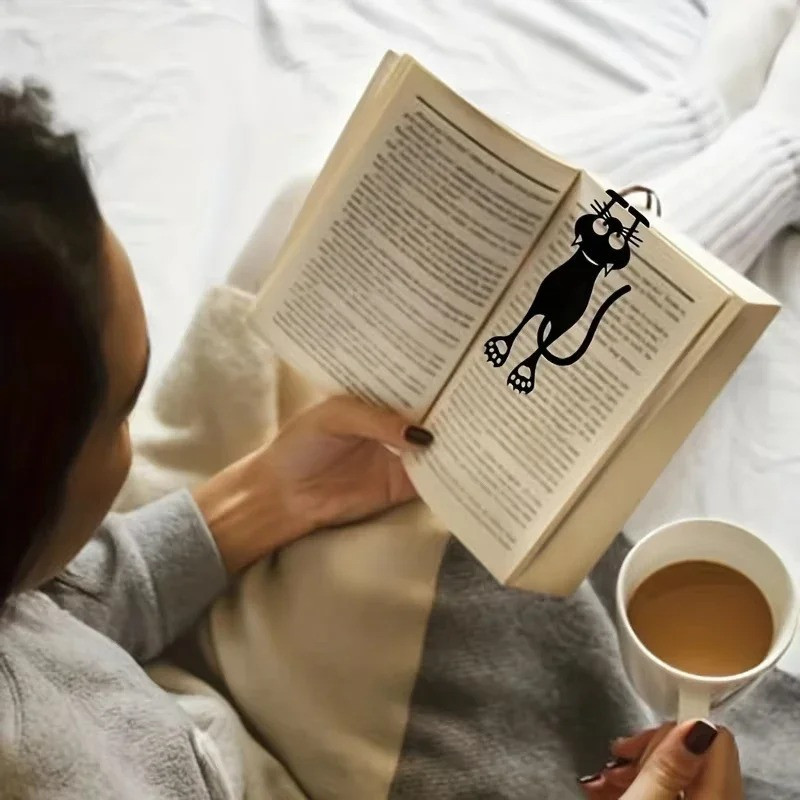 Marque-page Chat Noir "Malice"
