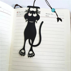 Marque-page Chat Noir "Malice" - Édition Talisman