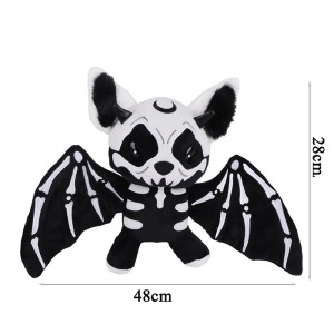 Dimensions Peluche Démon Chauve-Souris Couleur Blanc