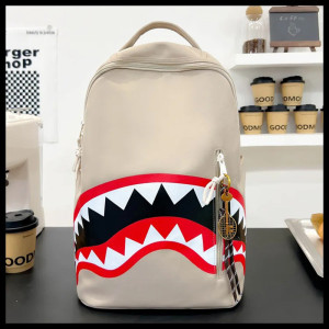 Sac Punk Rock - Requin Predator Squal Attack Couleur Beige