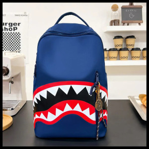 Sac Punk Rock - Requin Predator Squal Attack Couleur BLeu