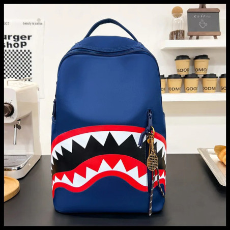 Sac Punk Rock - Requin Predator Squal Attack Couleur BLeu