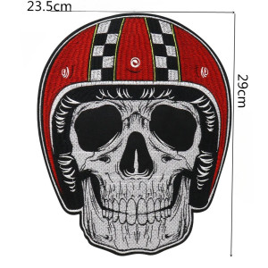 Dimensions Patch Tête de Mort Biker Ride or Die-  L'ensemble COMPLET !