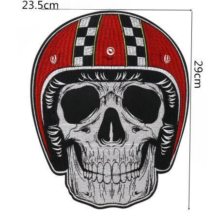 Dimensions Patch Tête de Mort Biker Ride or Die-  L'ensemble COMPLET !