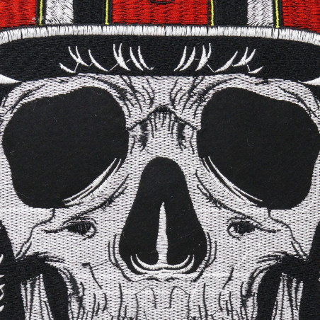 Détails du Magnifique Patch Tête de Mort Biker Ride or Die
