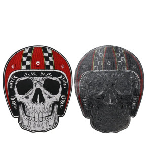 Vue arrière du Patch Tête de Mort Biker Ride or Die-  L'ensemble COMPLET !