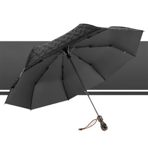 Parapluie Tête de Mort Pliant aux Crânes Protecteurs Couleur Noir