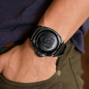 Vue Portée Montre Tête de Mort "Crâne Royal" Édition Élégance - 3 couleurs au choix !