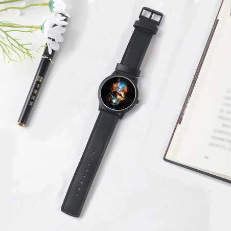 Montre Tête de Mort "Crâne Galactique" Voyage Cosmique modele 1