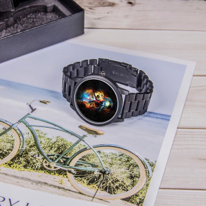 Montre Tête de Mort "Crâne Galactique" Voyage Cosmique modele 4
