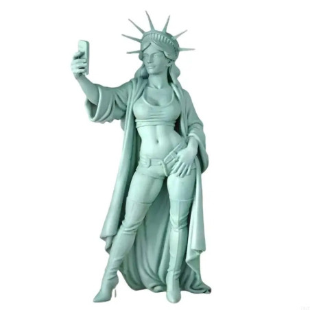 Statue de la liberté Rebelle - Lady Liberty 2.0 Couleur vert Menthe