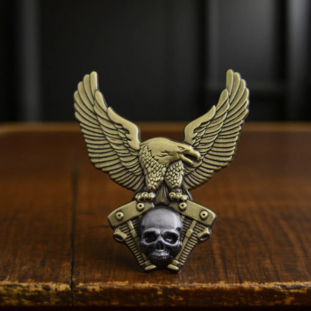 Avant Broche Tête de Mort "Aigle de Fer"