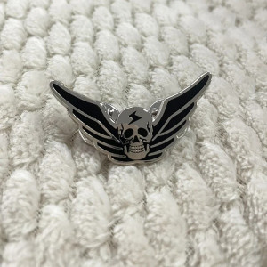 Avant Broche Tête de Mort "Ailes de Foudre"