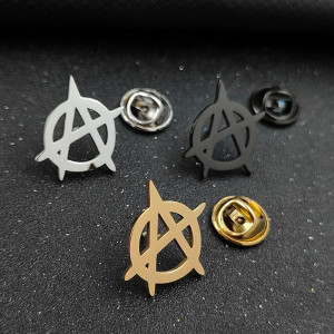 Broche Punk Rock "Symbole d’Anarchie"