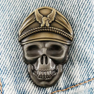 Avant Broche Tête de Mort "Commandant des Ombres"