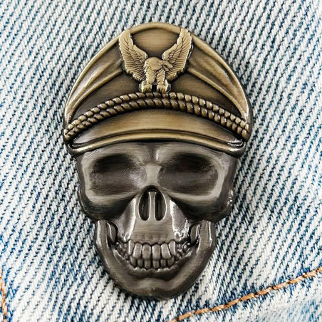 Avant Broche Tête de Mort "Commandant des Ombres"
