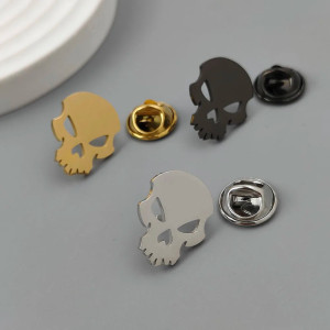 Broche Tête de Mort "Crâne du Requiem"