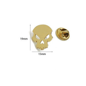 Dimensions Broche Tête de Mort "Crâne du Requiem"