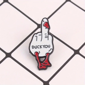 Avant Pins Rock Rebel "DUCK YOU"