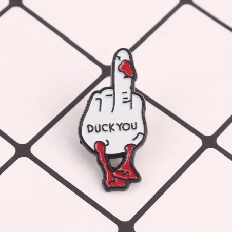 Avant Pins Rock Rebel "DUCK YOU"
