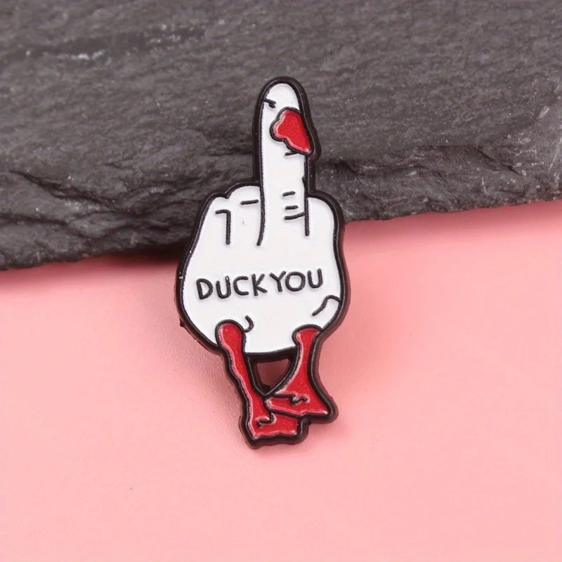 Pins Rock Rebel "DUCK YOU"