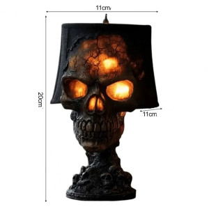 Dimensions Lampe Tête de Mort - Veilleur des Flammes
