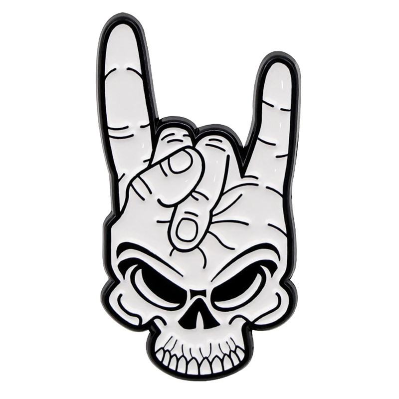 Broche Tête de Mort "Rock’n Bones"
