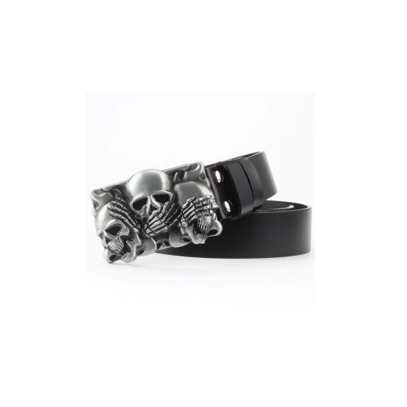 Ceinture Tête de Mort Crazy Skull