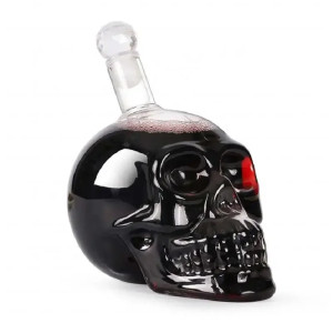 Carafe à Whisky Tête de Mort - Design Crâne du Maître Distillateur